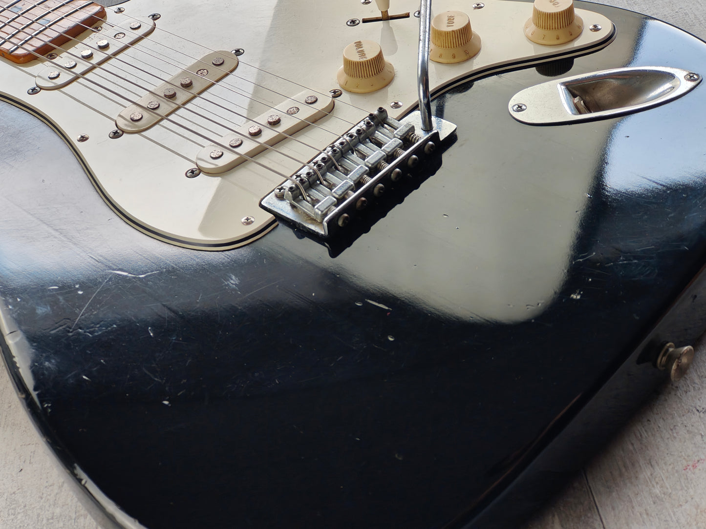 1974 Greco Japan SE-500B Vintage Stratocaster (Black)