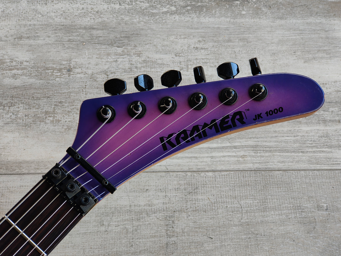 1980's Kramer Japan JK1000 w/Dimarzio Pickups & Floyd Rose (Purple Burst)