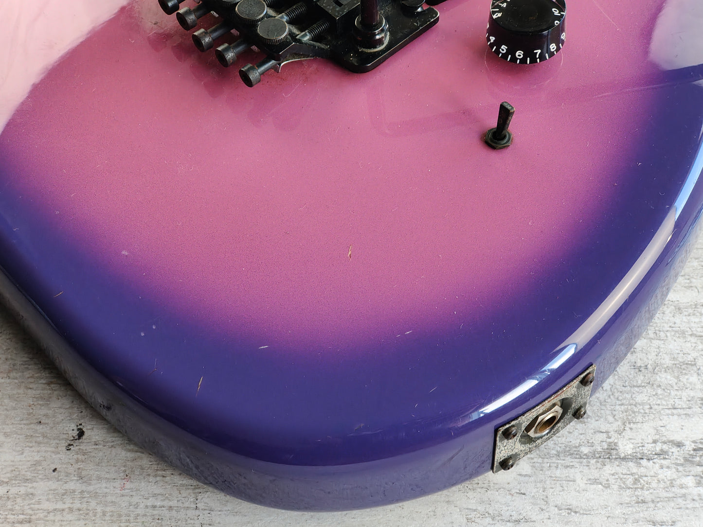 1980's Kramer Japan JK1000 w/Dimarzio Pickups & Floyd Rose (Purple Burst)