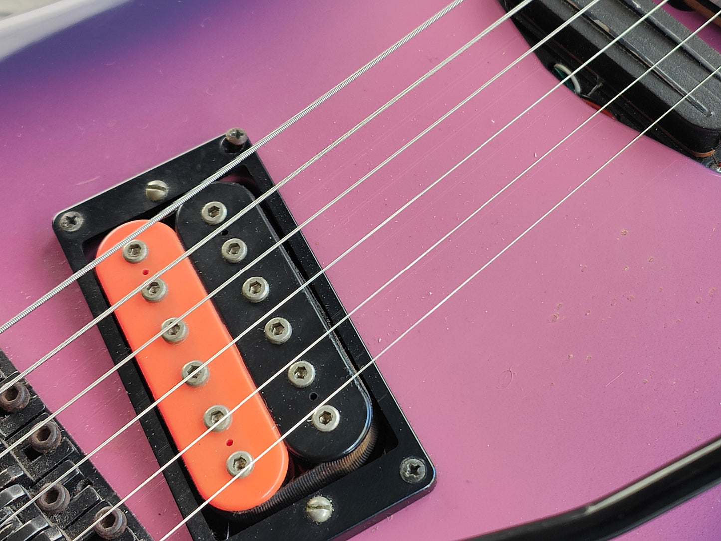 1980's Kramer Japan JK1000 w/Dimarzio Pickups & Floyd Rose (Purple Burst)