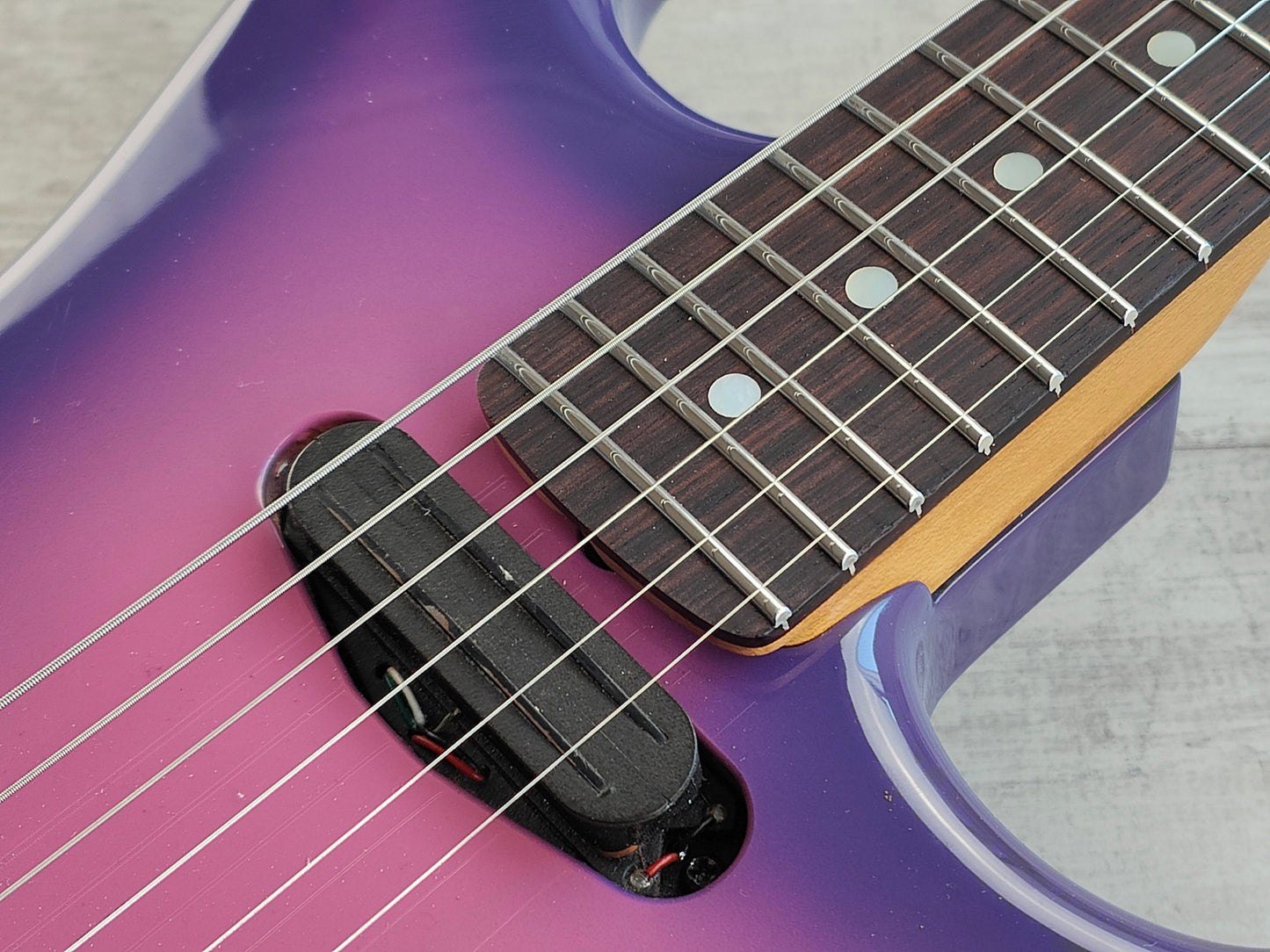 1980's Kramer Japan JK1000 w/Dimarzio Pickups & Floyd Rose (Purple Burst)