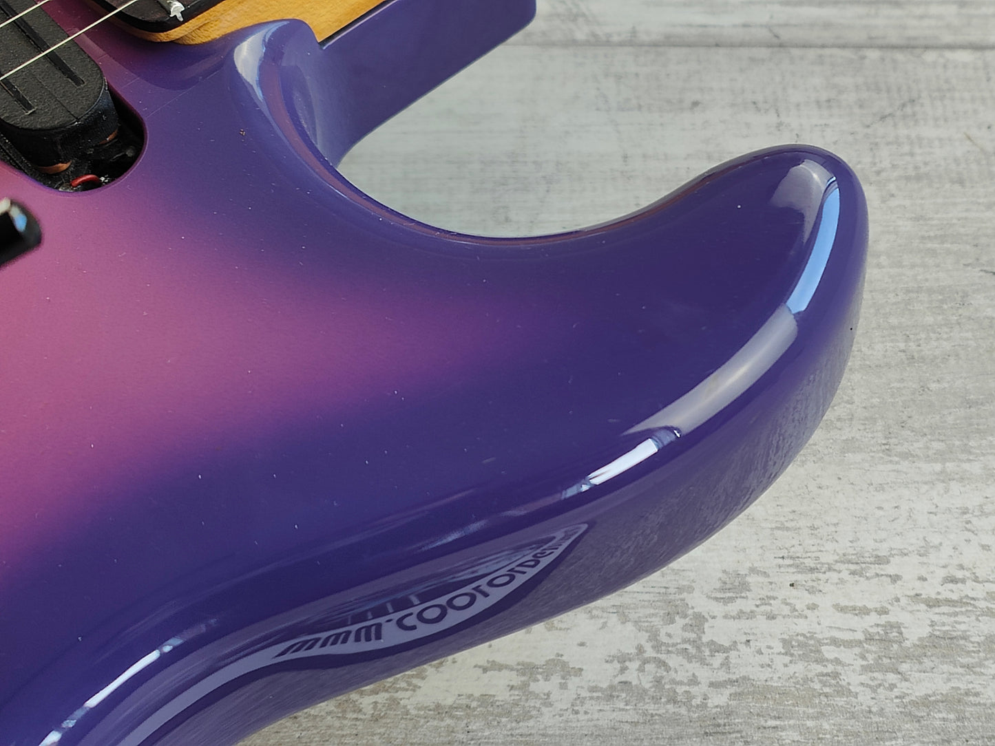 1980's Kramer Japan JK1000 w/Dimarzio Pickups & Floyd Rose (Purple Burst)