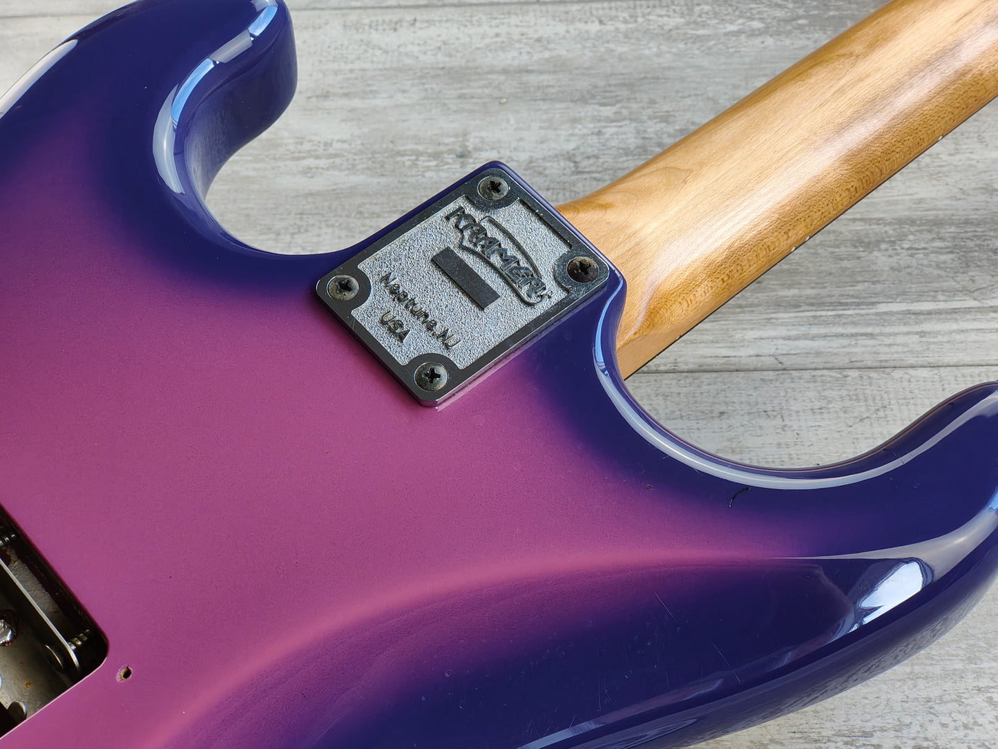 1980's Kramer Japan JK1000 w/Dimarzio Pickups & Floyd Rose (Purple Burst)