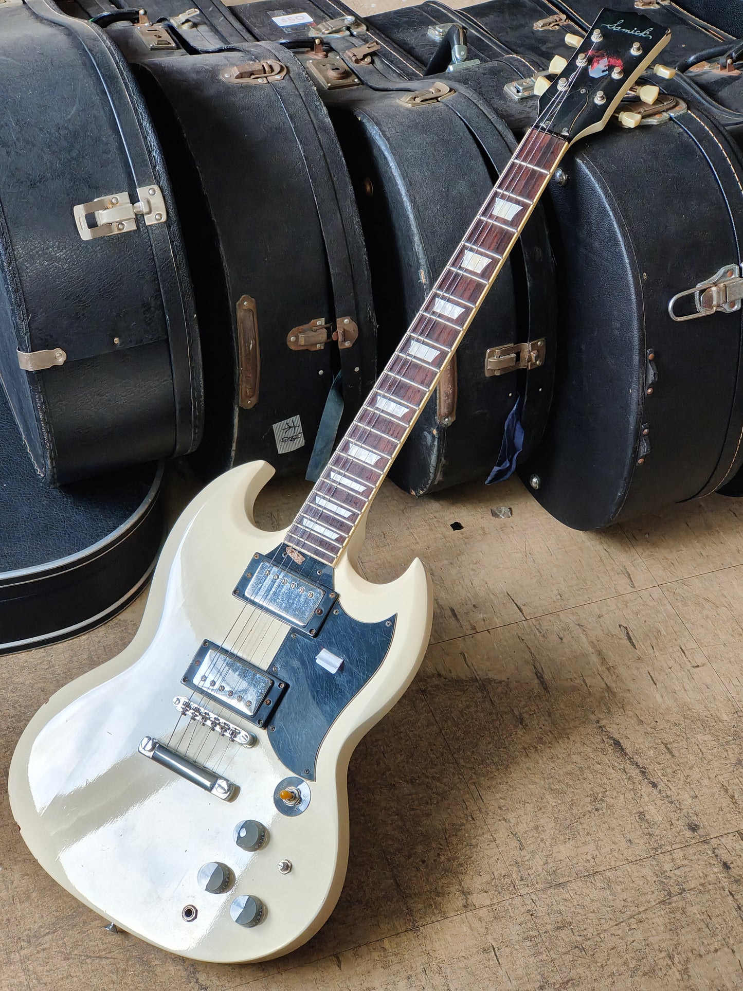 1990's Samick SG-7 Double Cutaway SG - Thrift Shop