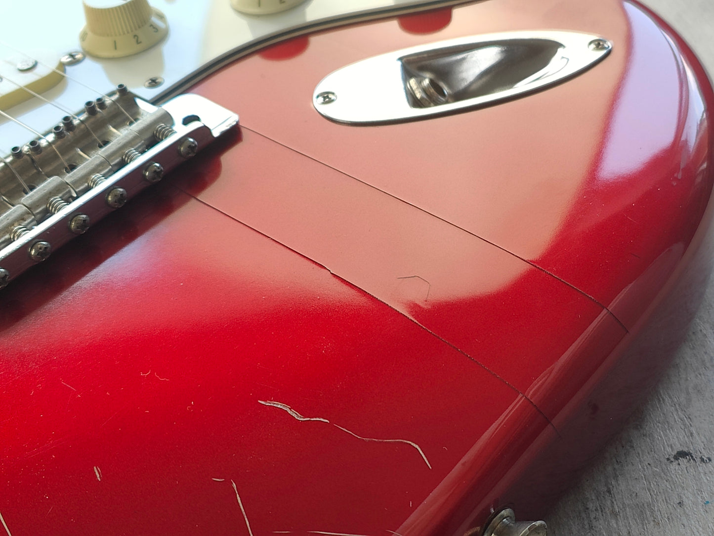 1990 Fender Japan ST62-500 '62 Reissue Stratocaster (Candy Apple Red)