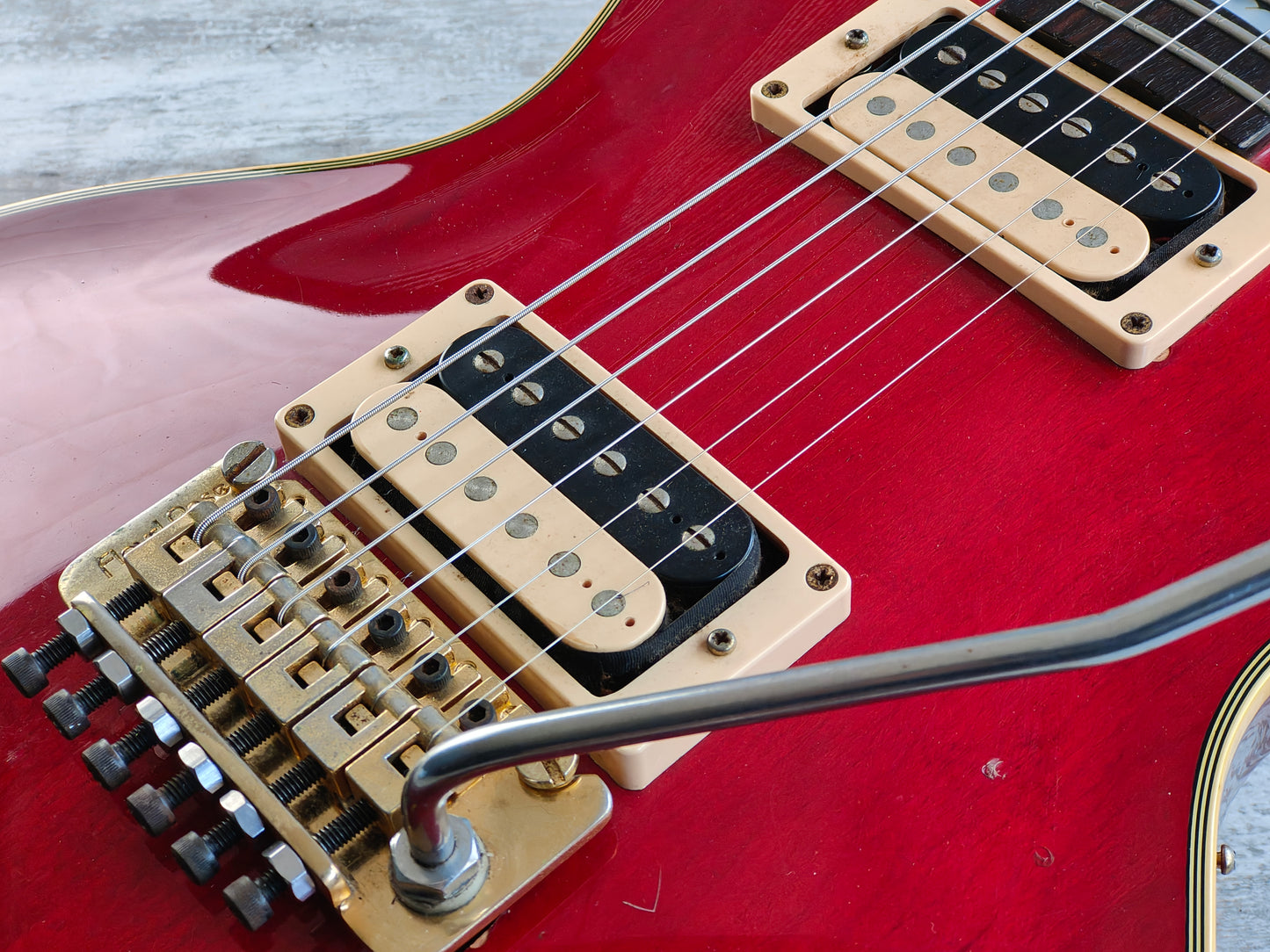 1982 Aria Pro II (Matsumoku) PE-R80 Single Cutaway w/Floyd Rose (Neal Schon Model)