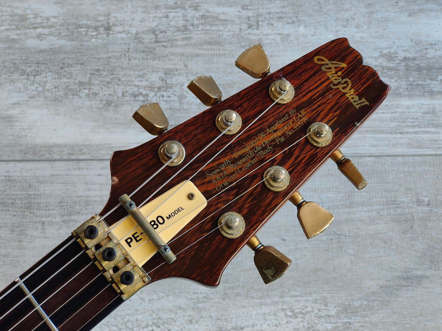 1982 Aria Pro II (Matsumoku) PE-R80 Single Cutaway w/Floyd Rose (Neal Schon Model)