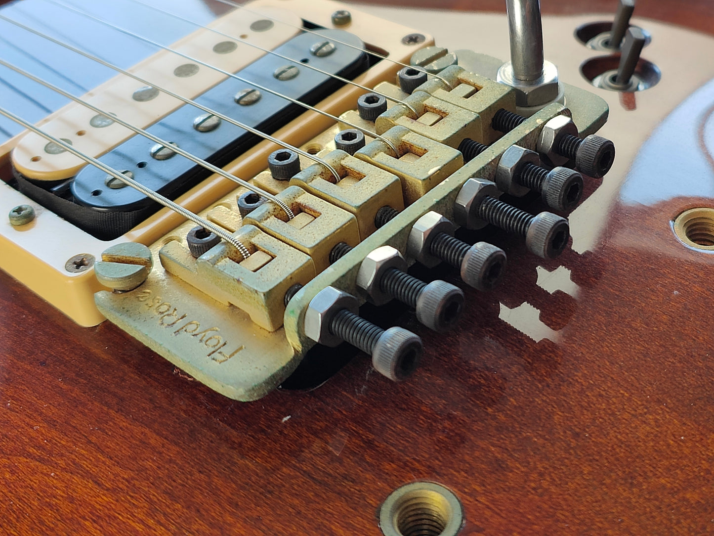 1982 Aria Pro II (Matsumoku) PE-R80 Single Cutaway w/Floyd Rose (Neal Schon Model)