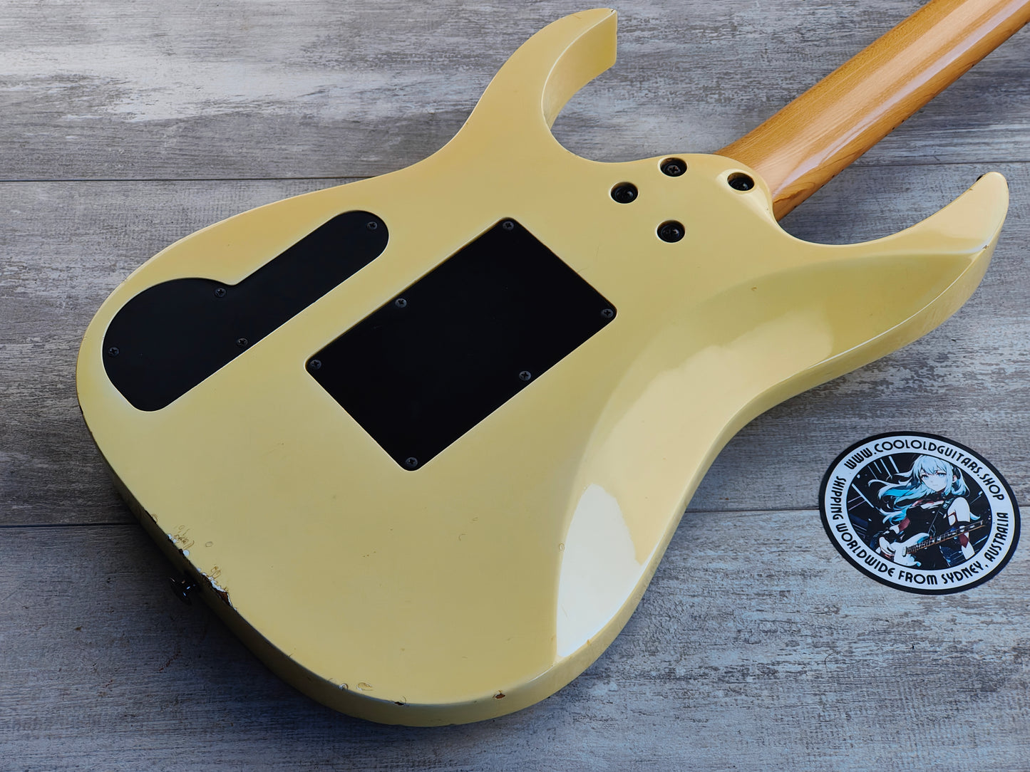 1992 Ibanez Japan PGM300 Paul Gilbert Signature Model Superstrat (White)