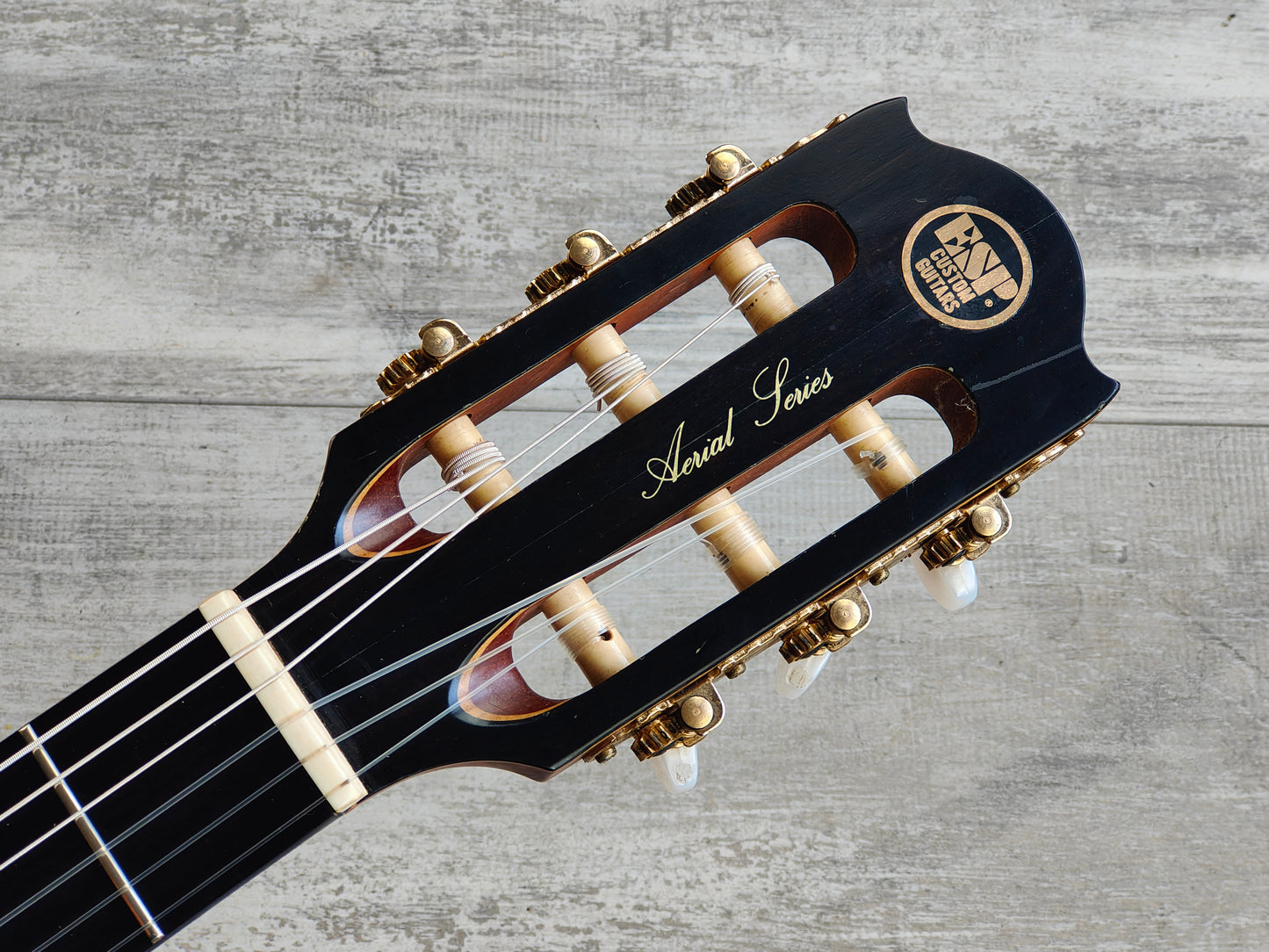 ESP Japan "Aerial-CL Pro" Masahiro Andoh Classical Electric Guitar (Natural)