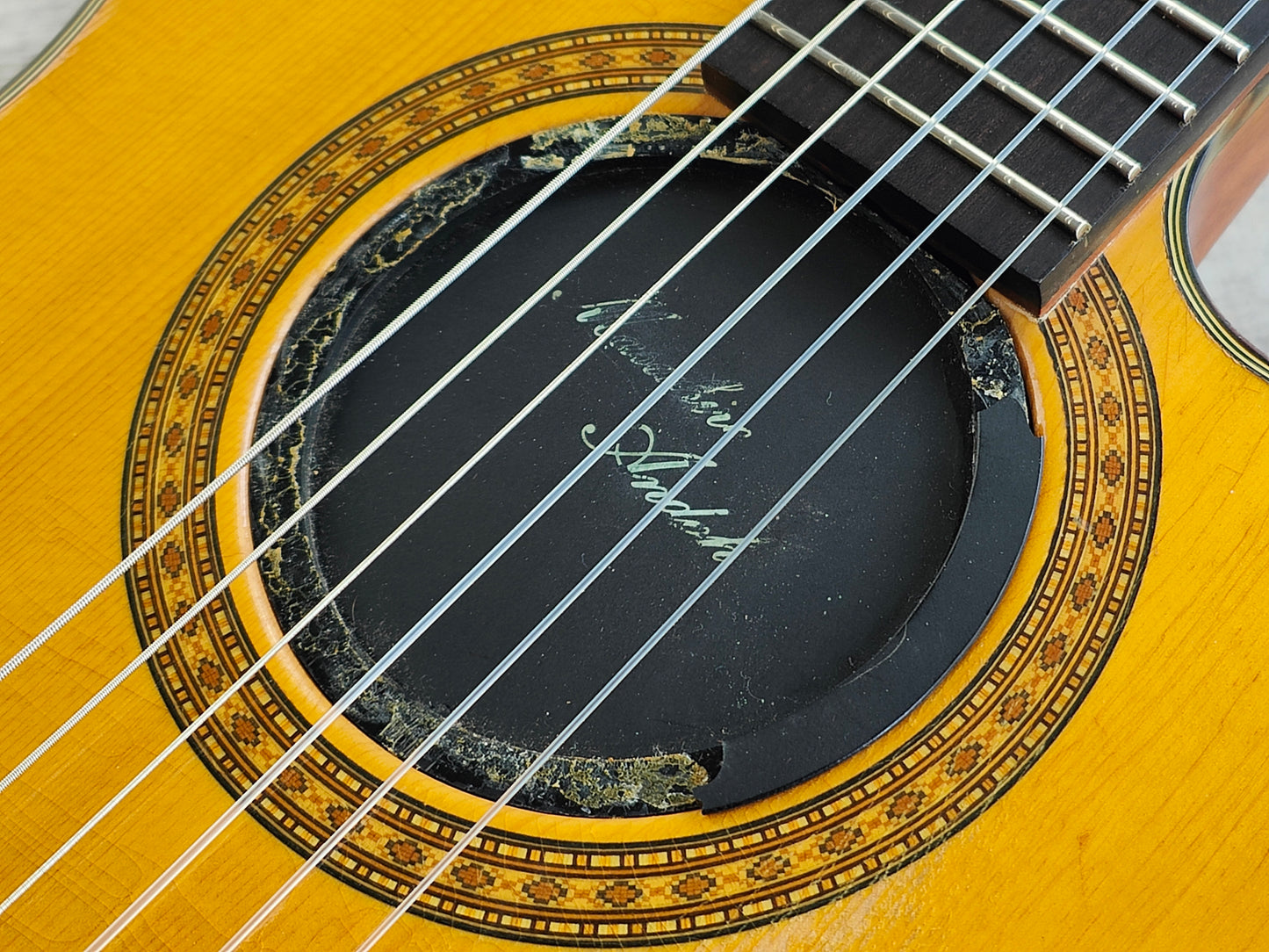 ESP Japan "Aerial-CL Pro" Masahiro Andoh Classical Electric Guitar (Natural)