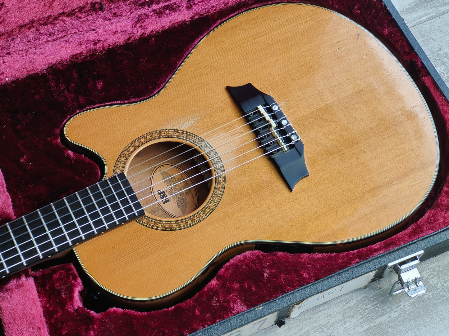 ESP Japan "Aerial-CL Pro" Masahiro Andoh Classical Electric Guitar (Natural)