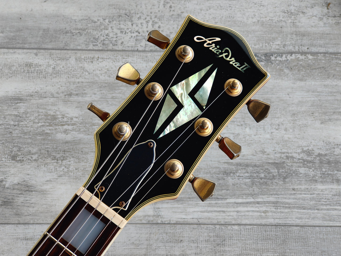 1990's Aria Pro II "Ace Frehley" Les Paul Custom (Cherry Sunburst)