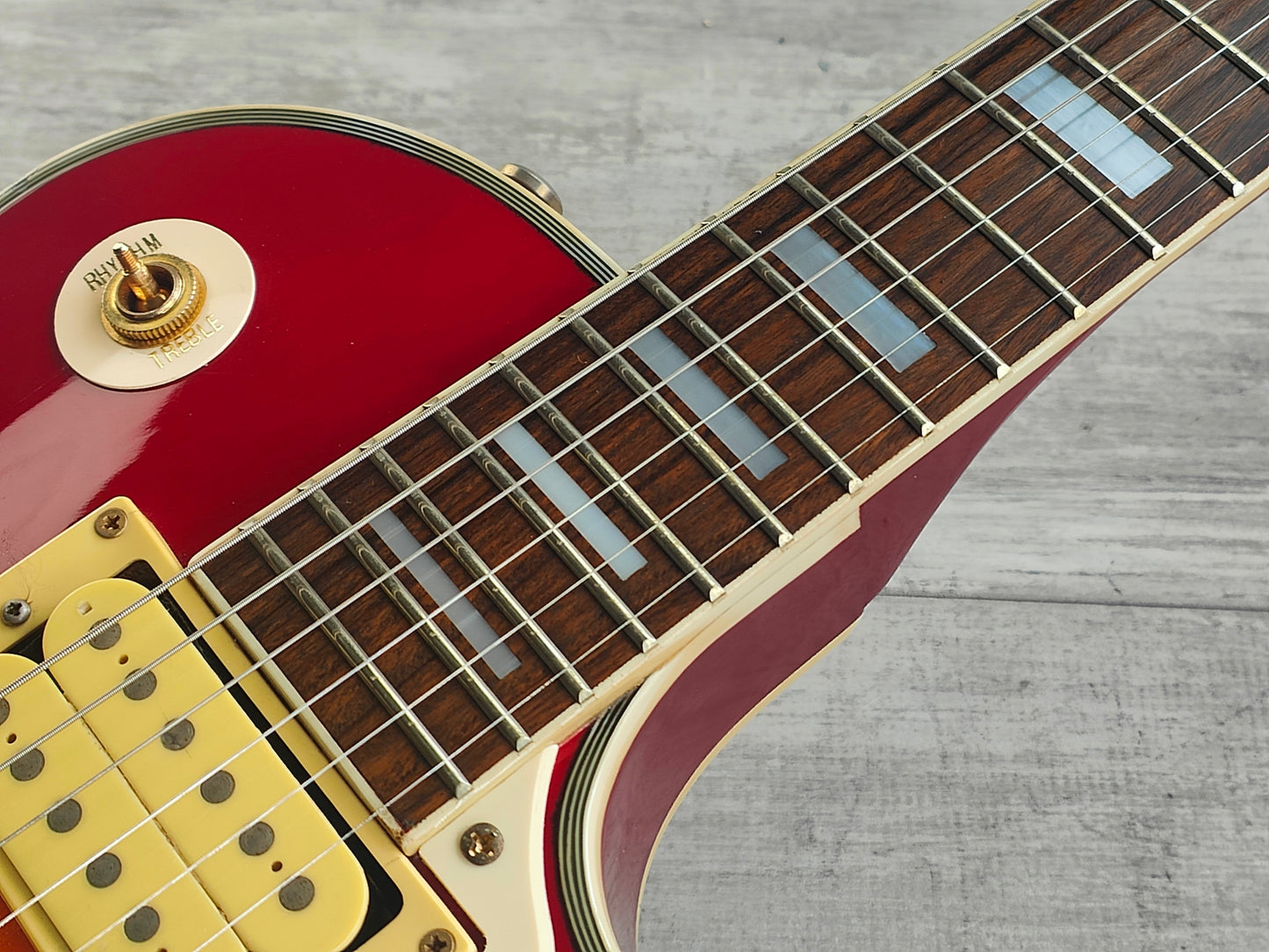 1990's Aria Pro II "Ace Frehley" Les Paul Custom (Cherry Sunburst)