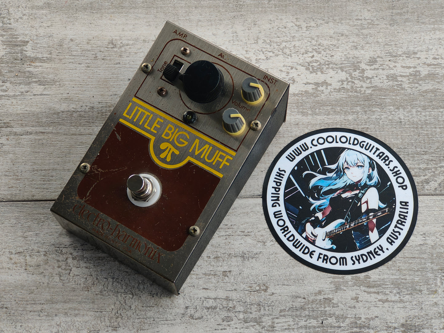 1970's Electro Harmonix Little Big Muff Pi Fuzz Pedal