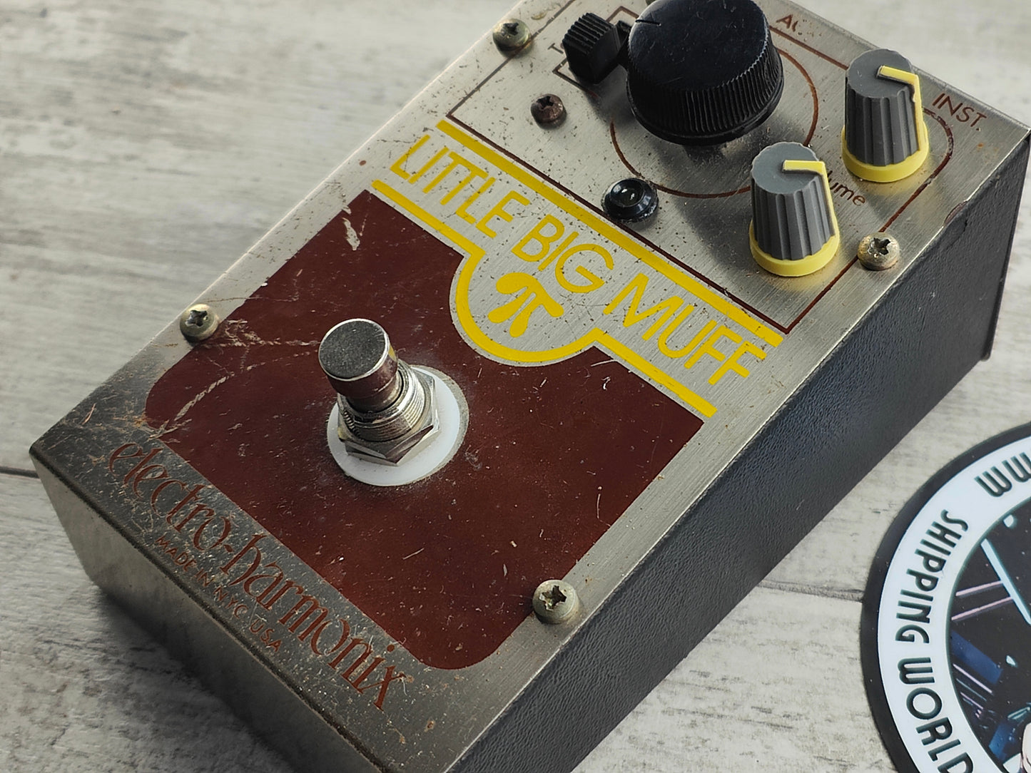 1970's Electro Harmonix Little Big Muff Pi Fuzz Pedal