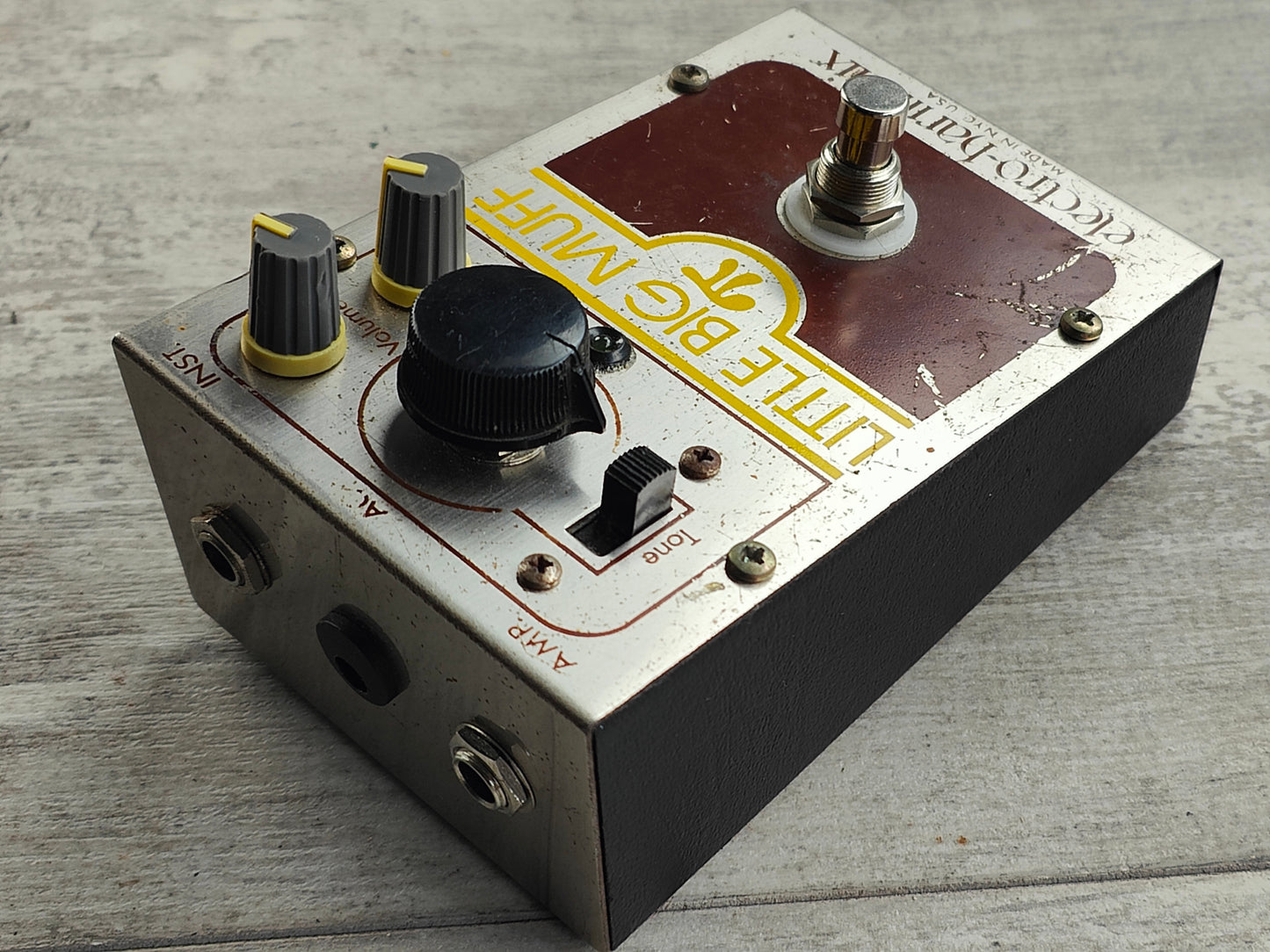 1970's Electro Harmonix Little Big Muff Pi Fuzz Pedal