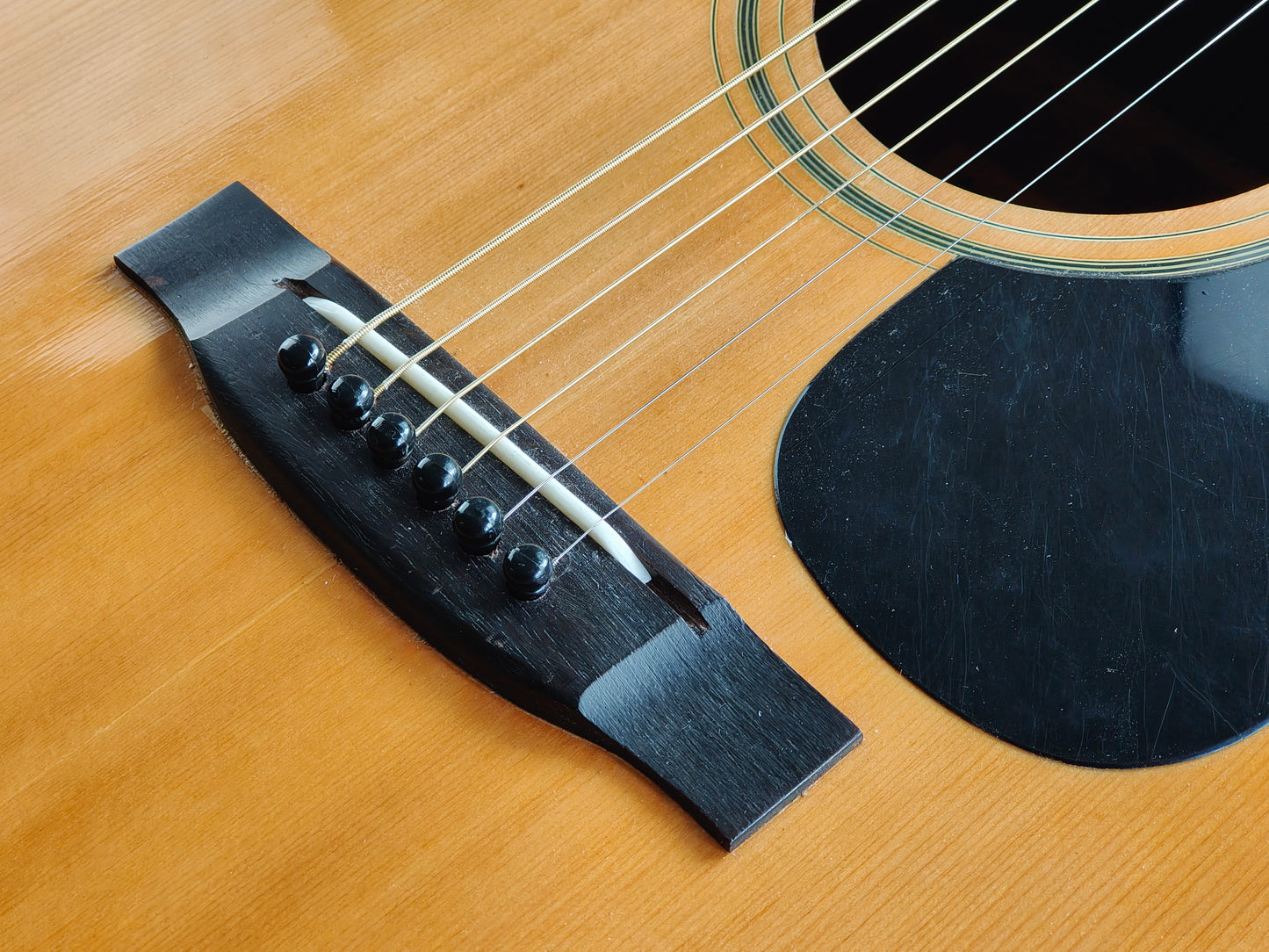 1970's Yamaki Japan No.13 Folk OM Acoustic Guitar (Natural)