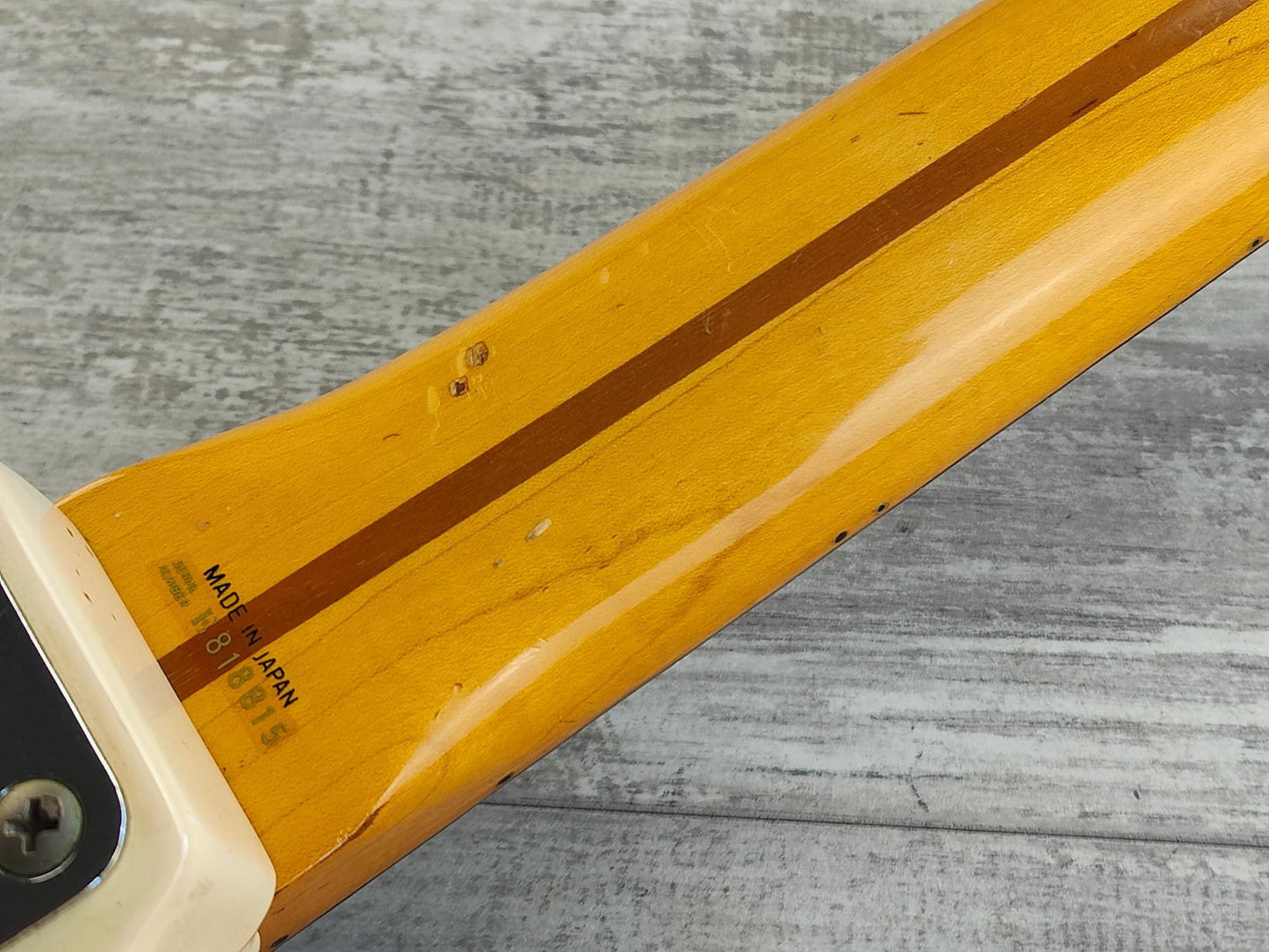 1988 Fender Japan ST72-65 '72 Reissue Blackmore Scalloped Stratocaster (White)