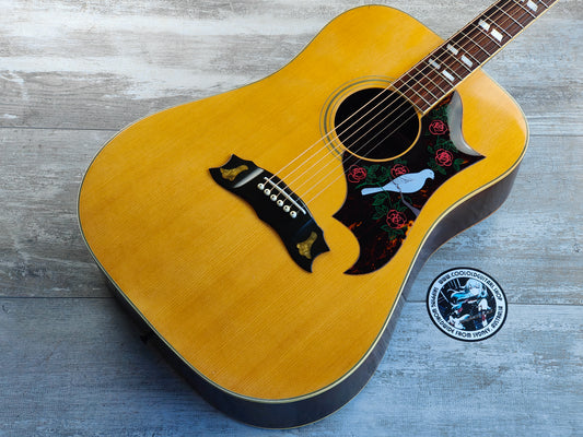 1970's Tomson DW-35 Dove Dreadnought Japanese Vintage Acoustic Guitar (Natural)