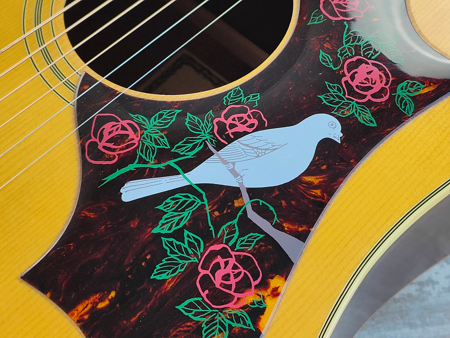 1970's Tomson DW-35 Dove Dreadnought Japanese Vintage Acoustic Guitar (Natural)