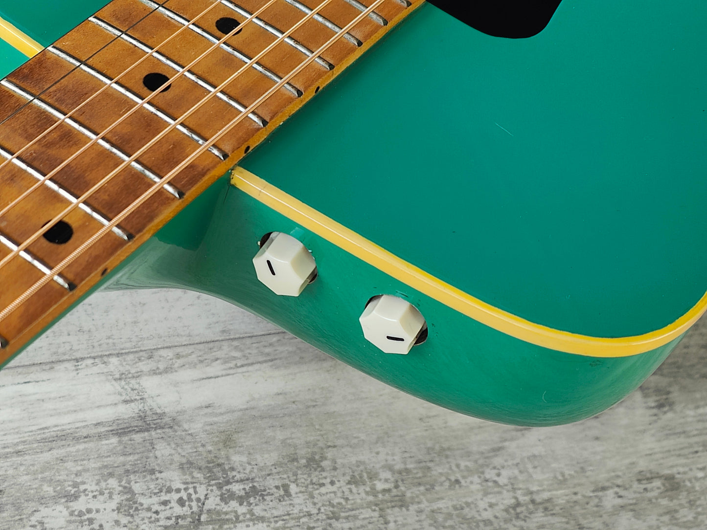 1980's Tokai Folkel Carbon Body Acoustic Guitar (Seafoam Green)