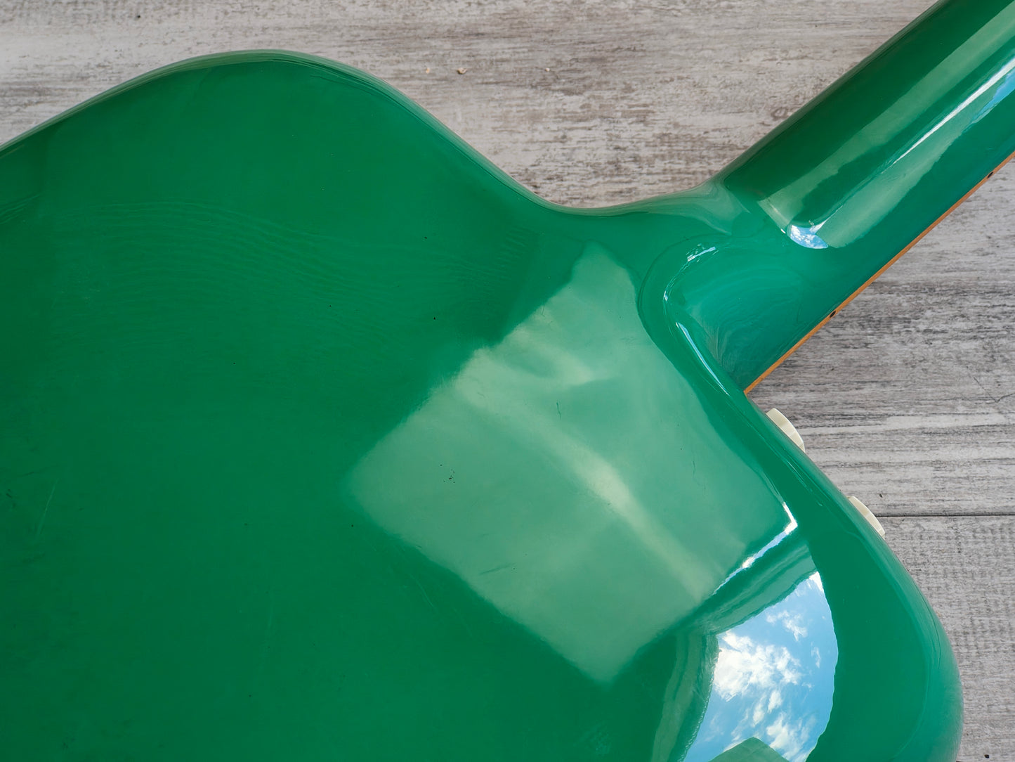 1980's Tokai Folkel Carbon Body Acoustic Guitar (Seafoam Green)