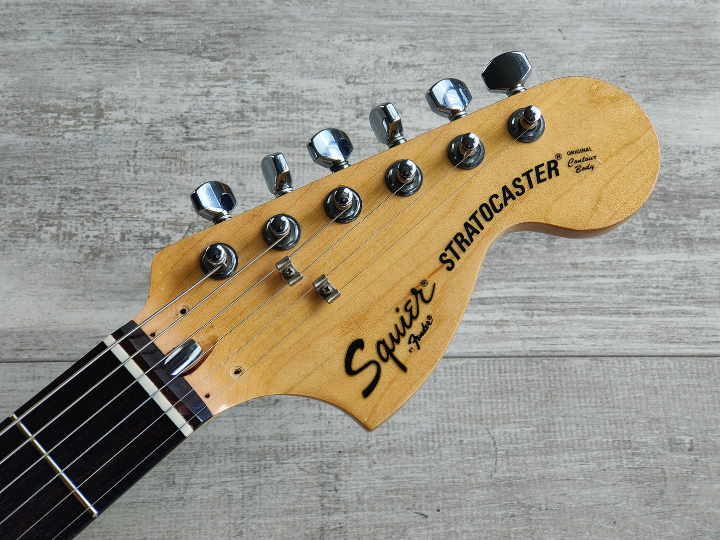 1984 Squier Japan SQ Series Export '70's Reissue Stratocaster (Aged White)