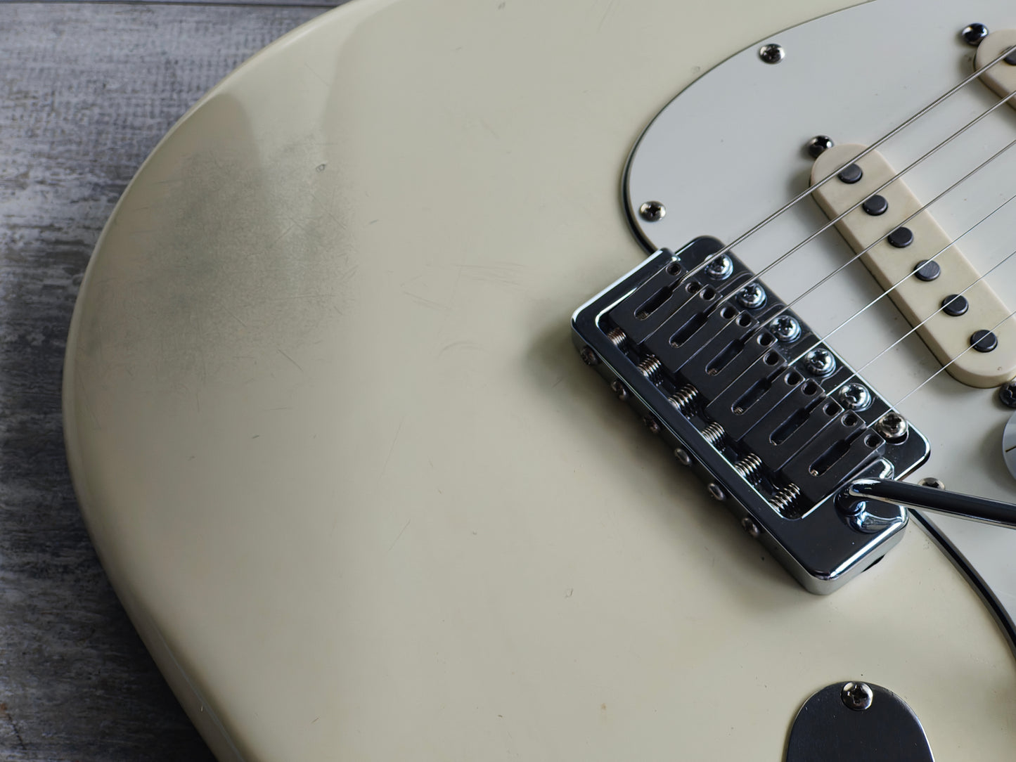 1984 Squier Japan SQ Series Export '70's Reissue Stratocaster (Aged White)