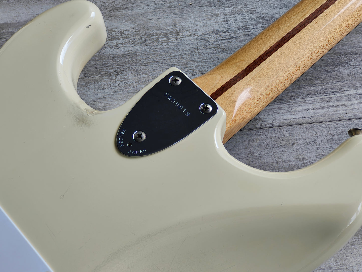 1984 Squier Japan SQ Series Export '70's Reissue Stratocaster (Aged White)