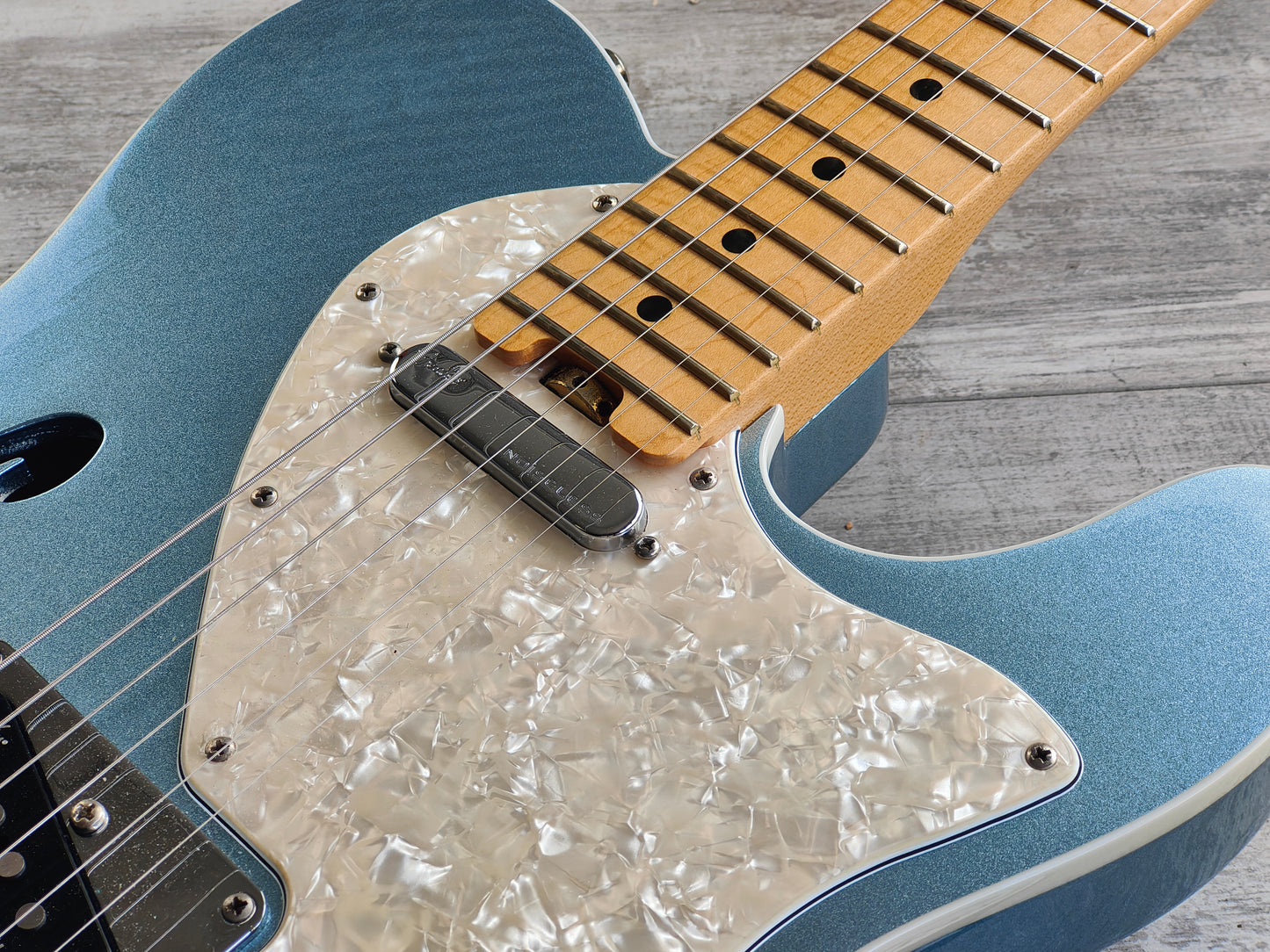 2016 Fender USA American Elite Thinline Telecaster (Mystic Ice Blue)