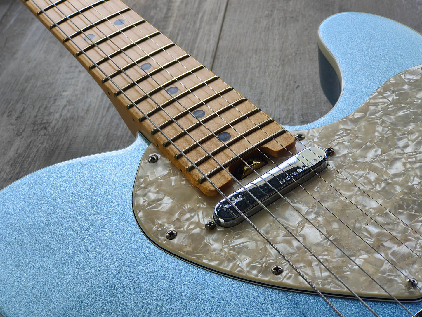 2016 Fender USA American Elite Thinline Telecaster (Mystic Ice Blue)