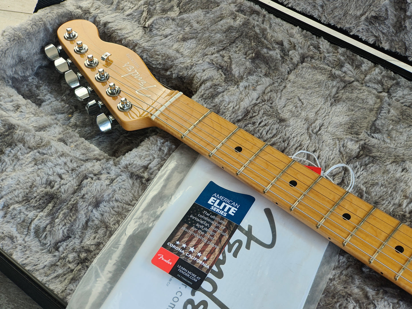 2016 Fender USA American Elite Thinline Telecaster (Mystic Ice Blue)