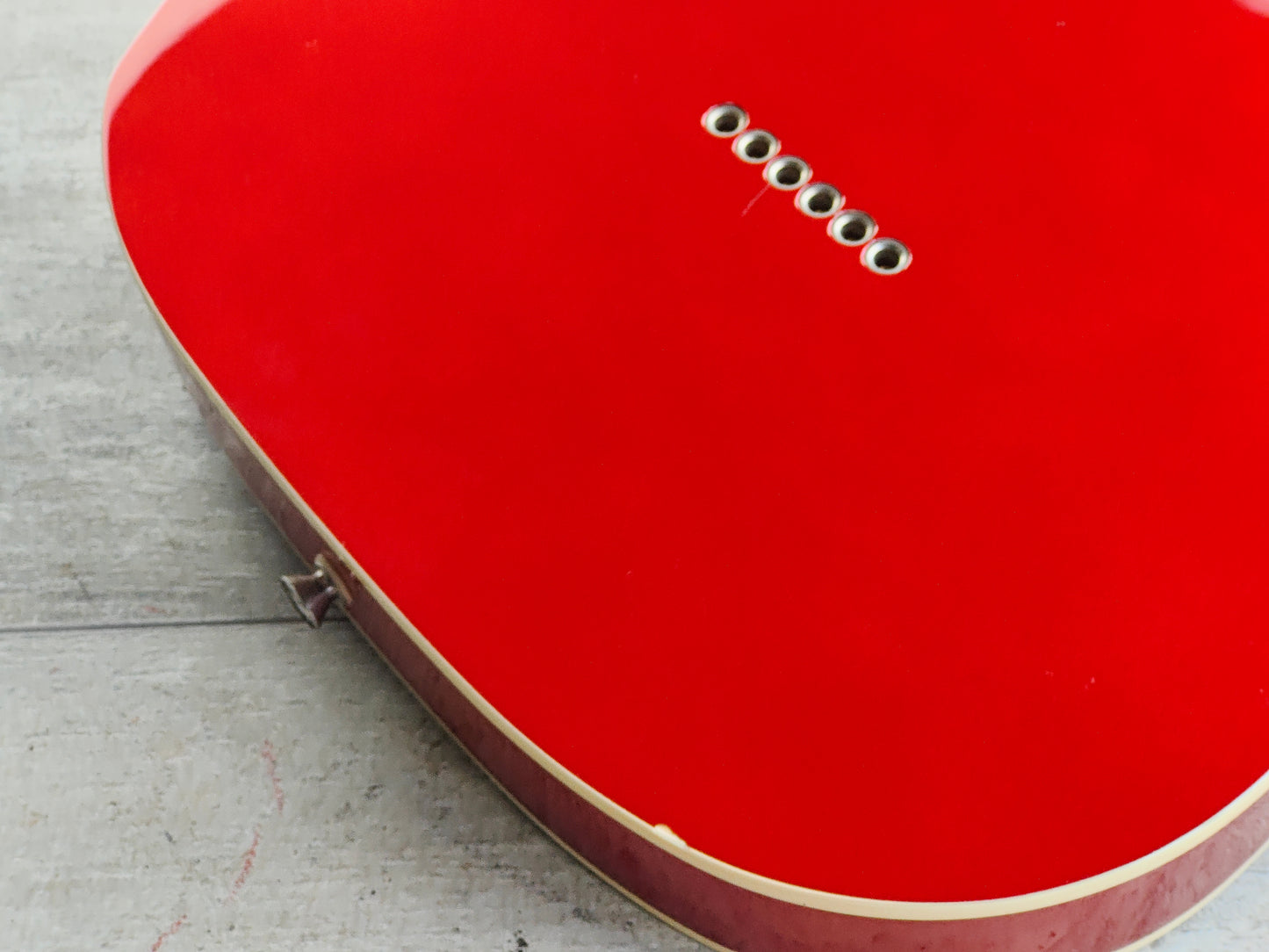 2003 Fernandes Japan TE-1 '62 Reissue Bound Telecaster (Candy Apple Red)