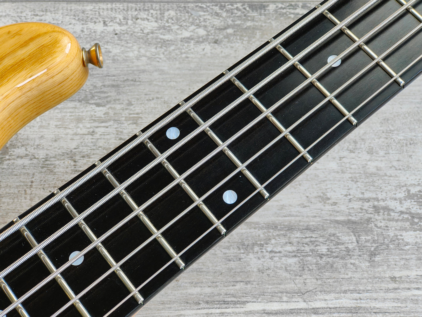2000's Moon JJ-5 5-String Jazz Bass w/Bartolini's (Natural)