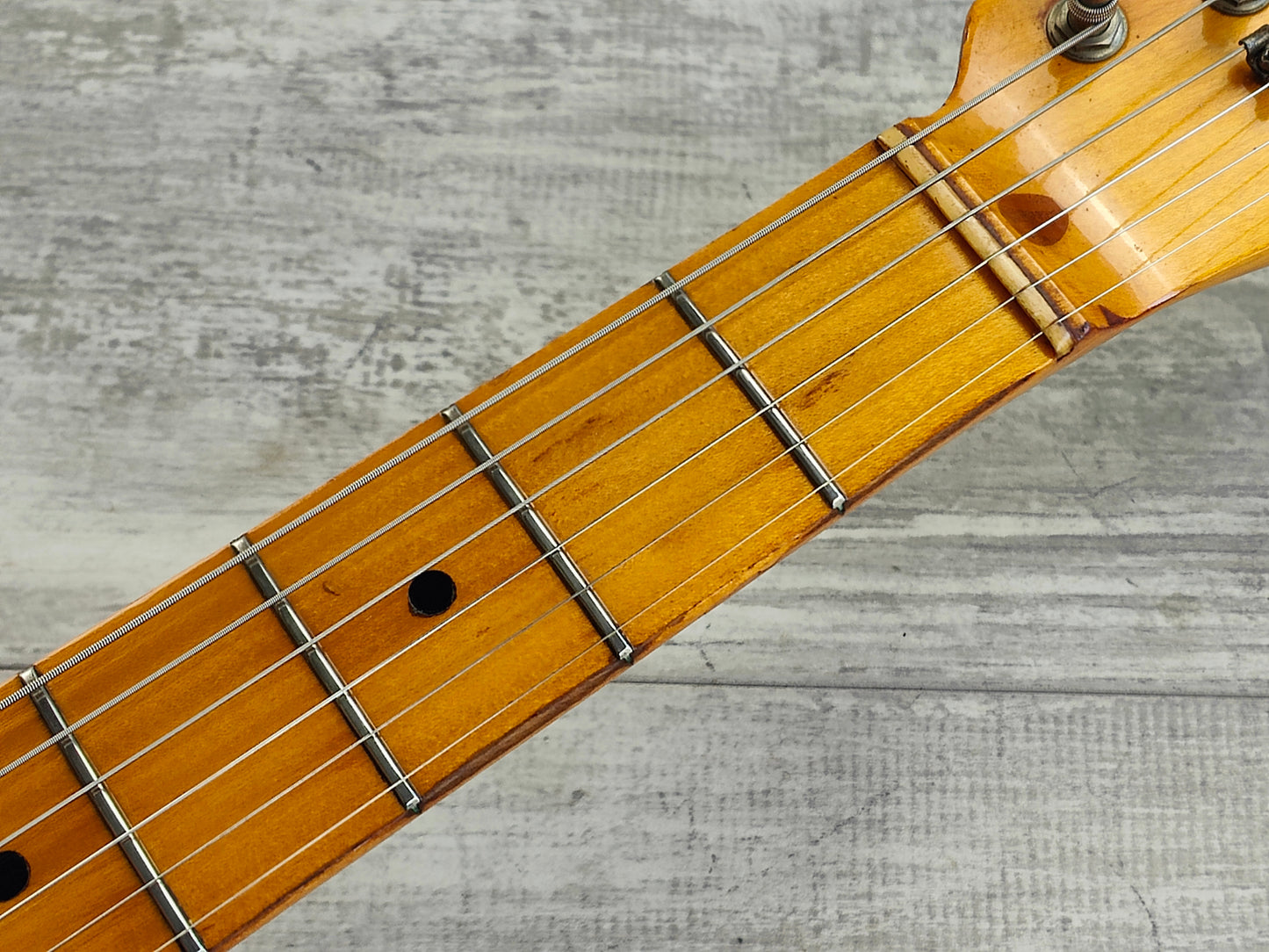 1977 Greco Japan TE-500 "Spacey Sounds" Thinline Telecaster Deluxe (Natural)