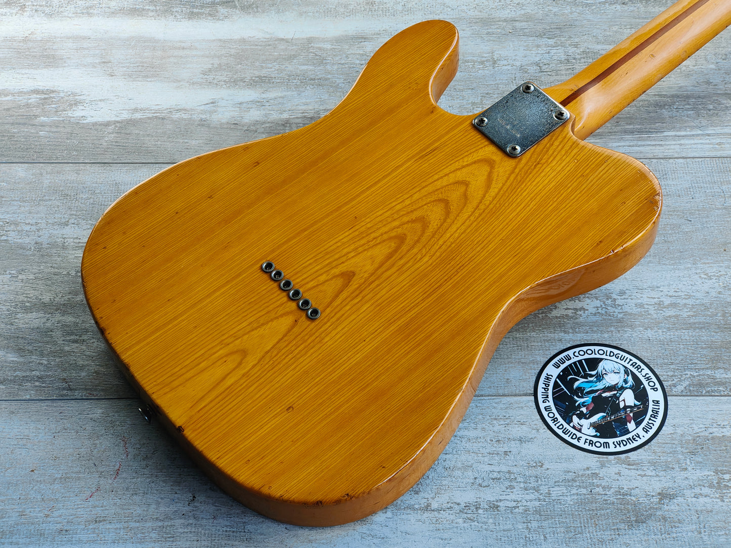 1977 Greco Japan TE-500 "Spacey Sounds" Thinline Telecaster Deluxe (Natural)