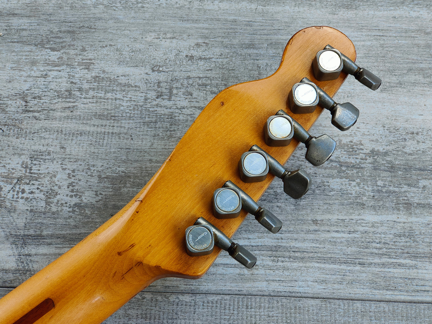 1977 Greco Japan TE-500 "Spacey Sounds" Thinline Telecaster Deluxe (Natural)
