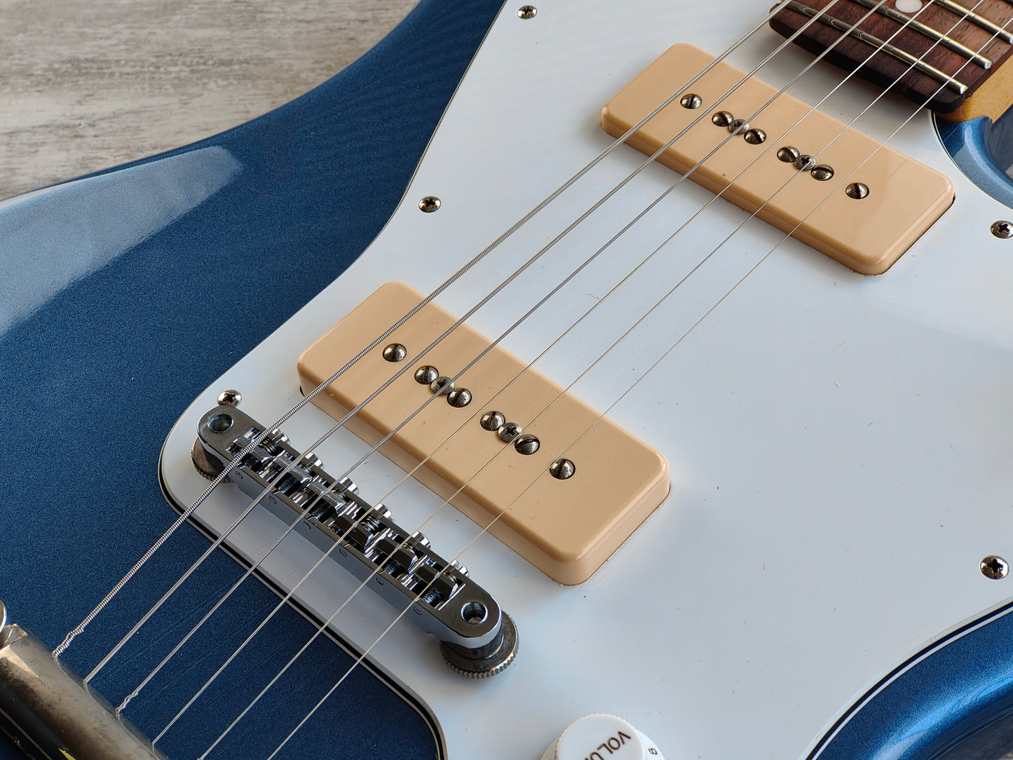 2014 Tokai Japan AJG-88 Silver Star Jaguar Offset w/P90's (Old Lake Placid Blue)