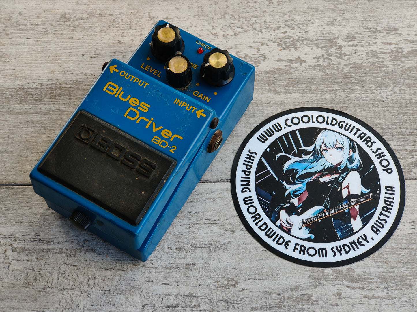 1995 Boss BD-2 Blues Driver Vintage Overdrive Pedal