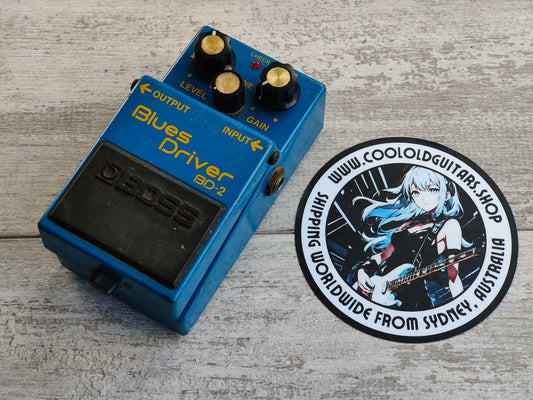 1995 Boss BD-2 Blues Driver Vintage Overdrive Pedal