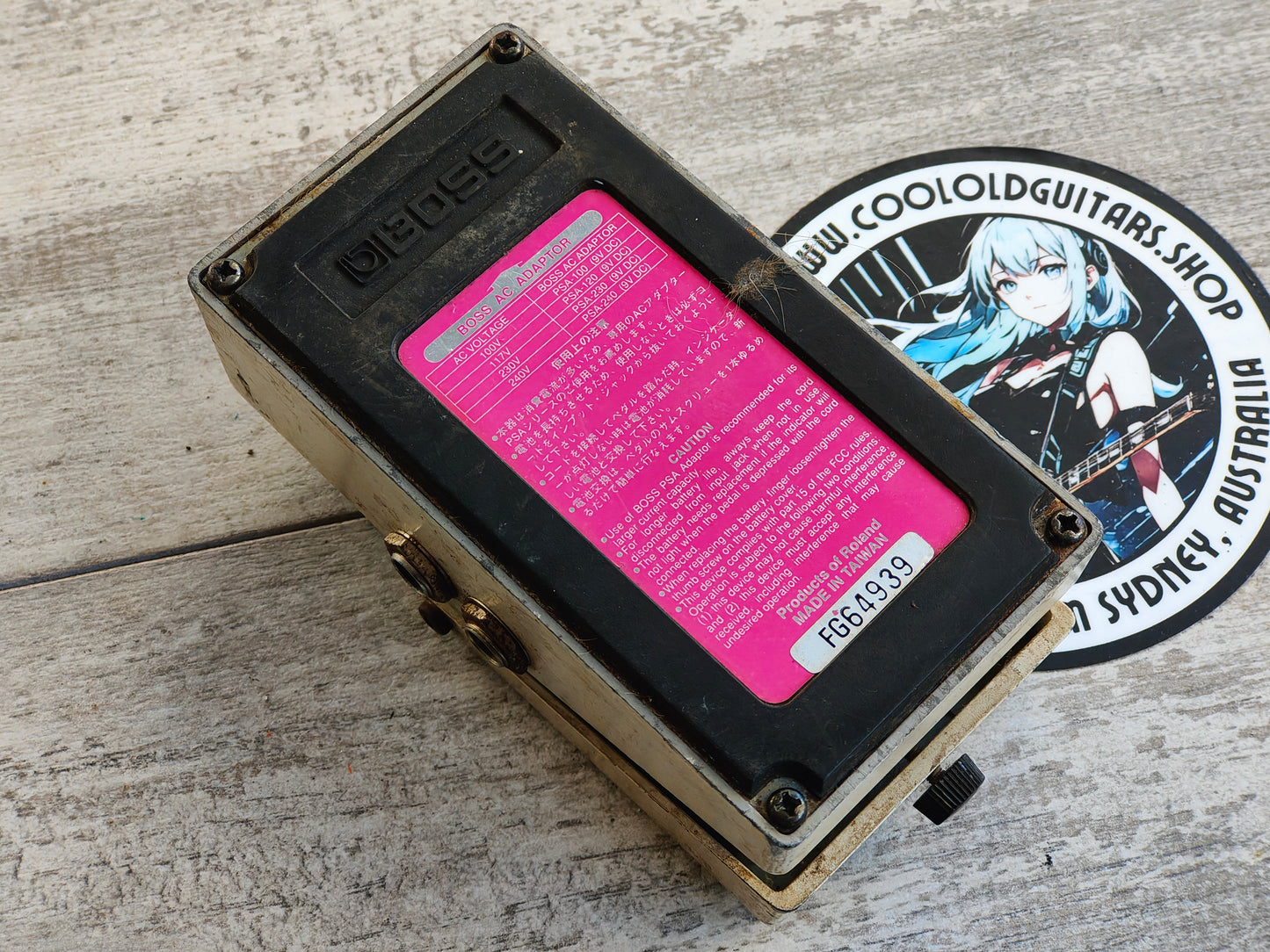 Boss DD-3 Digital Delay Pedal (Pink Label)
