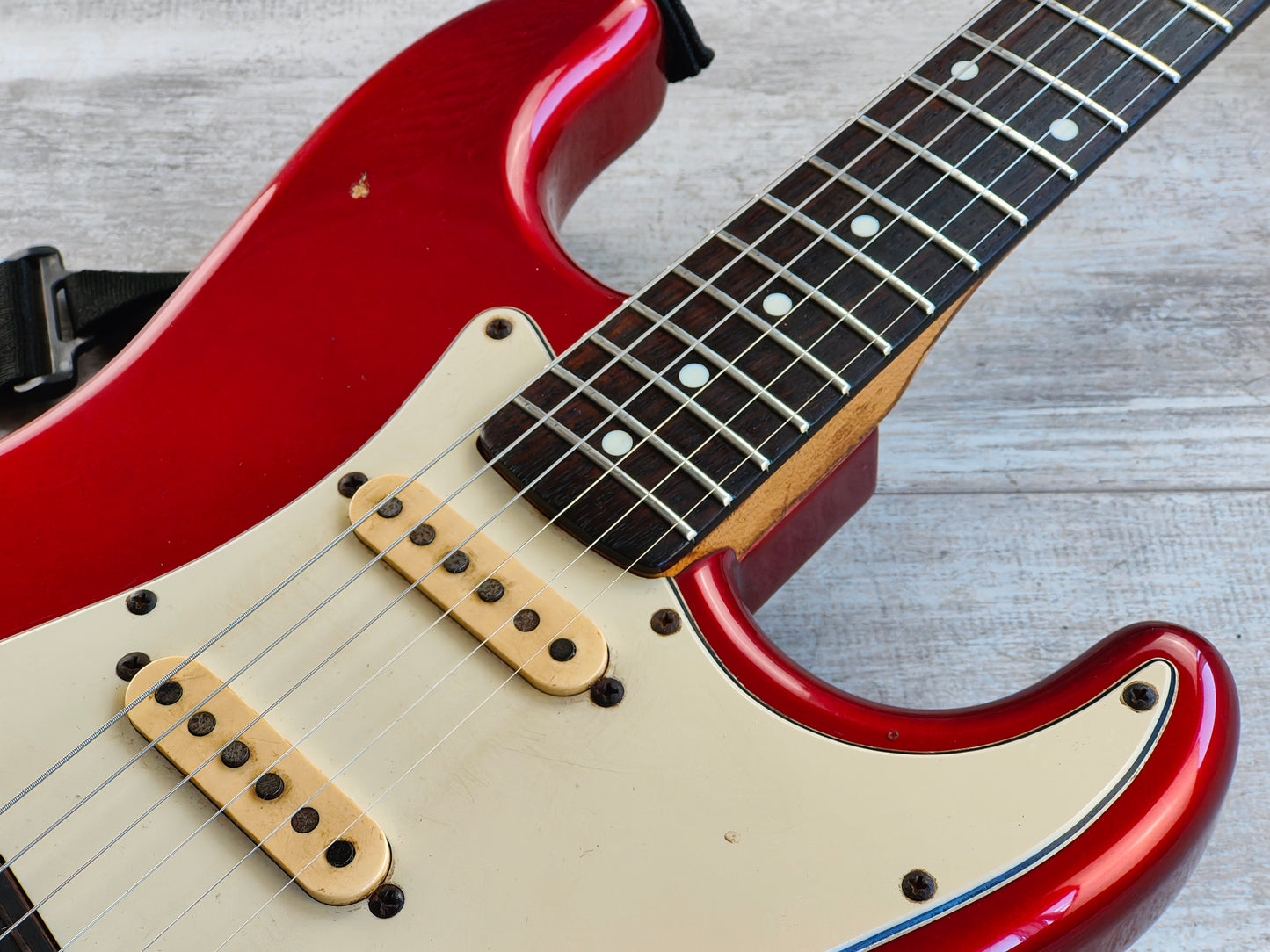 1980's ESP Japan 400 Series Stratocaster (Candy Apple Red)