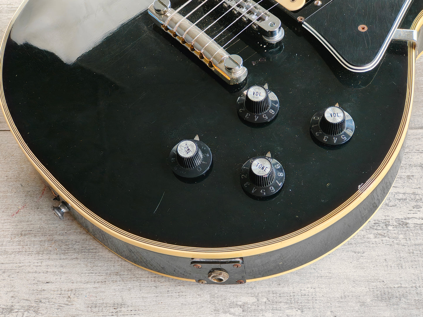 1977 Greco Japan EG-500C Les Paul Custom w/Dimarzio (Ebony)