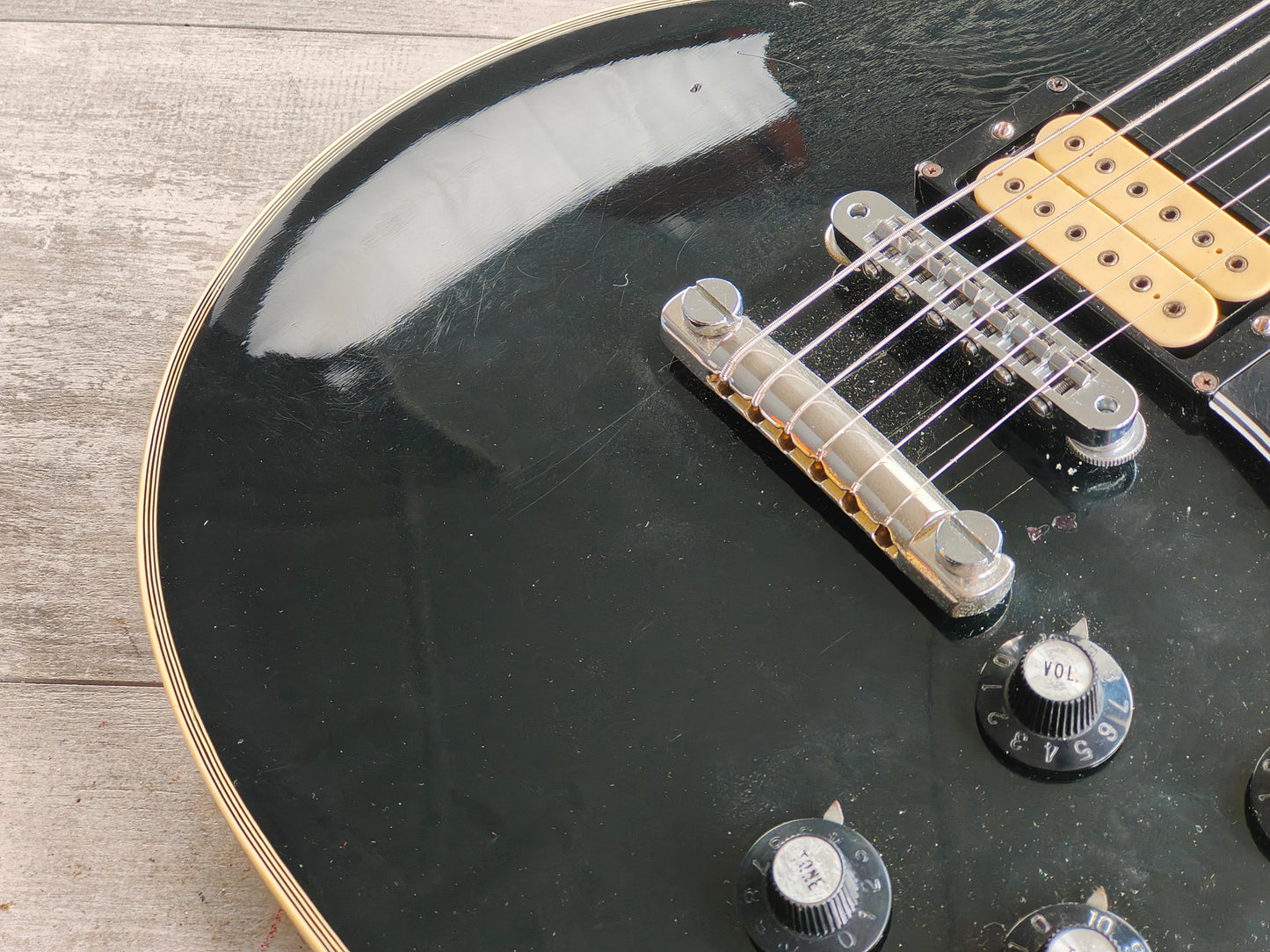 1977 Greco Japan EG-500C Les Paul Custom w/Dimarzio (Ebony)