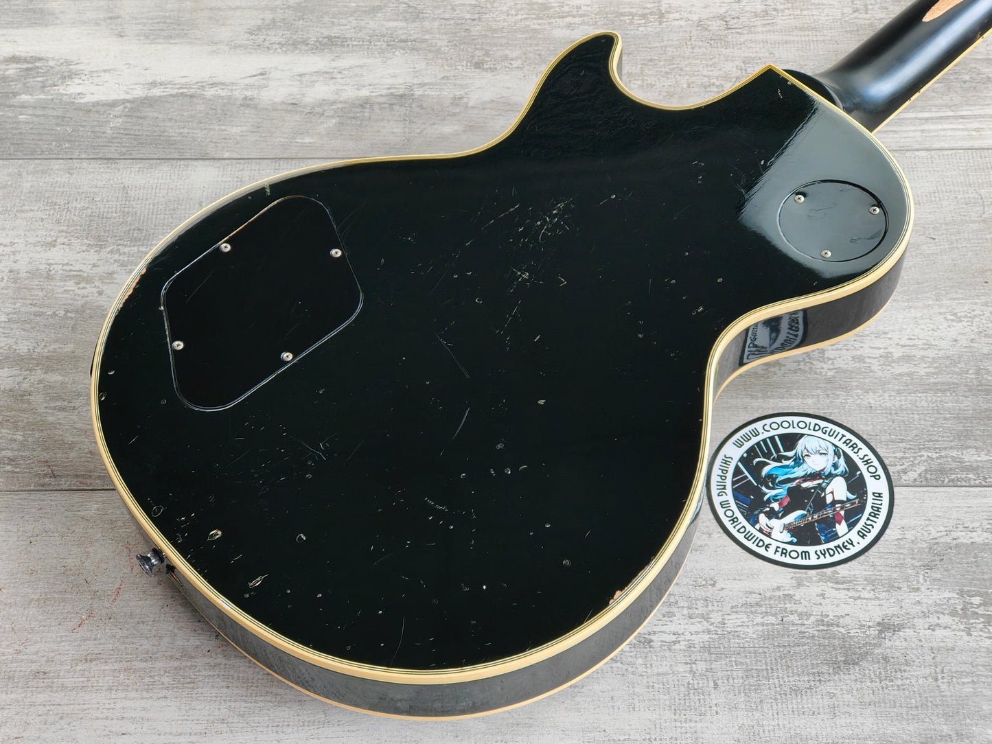 1977 Greco Japan EG-500C Les Paul Custom w/Dimarzio (Ebony)