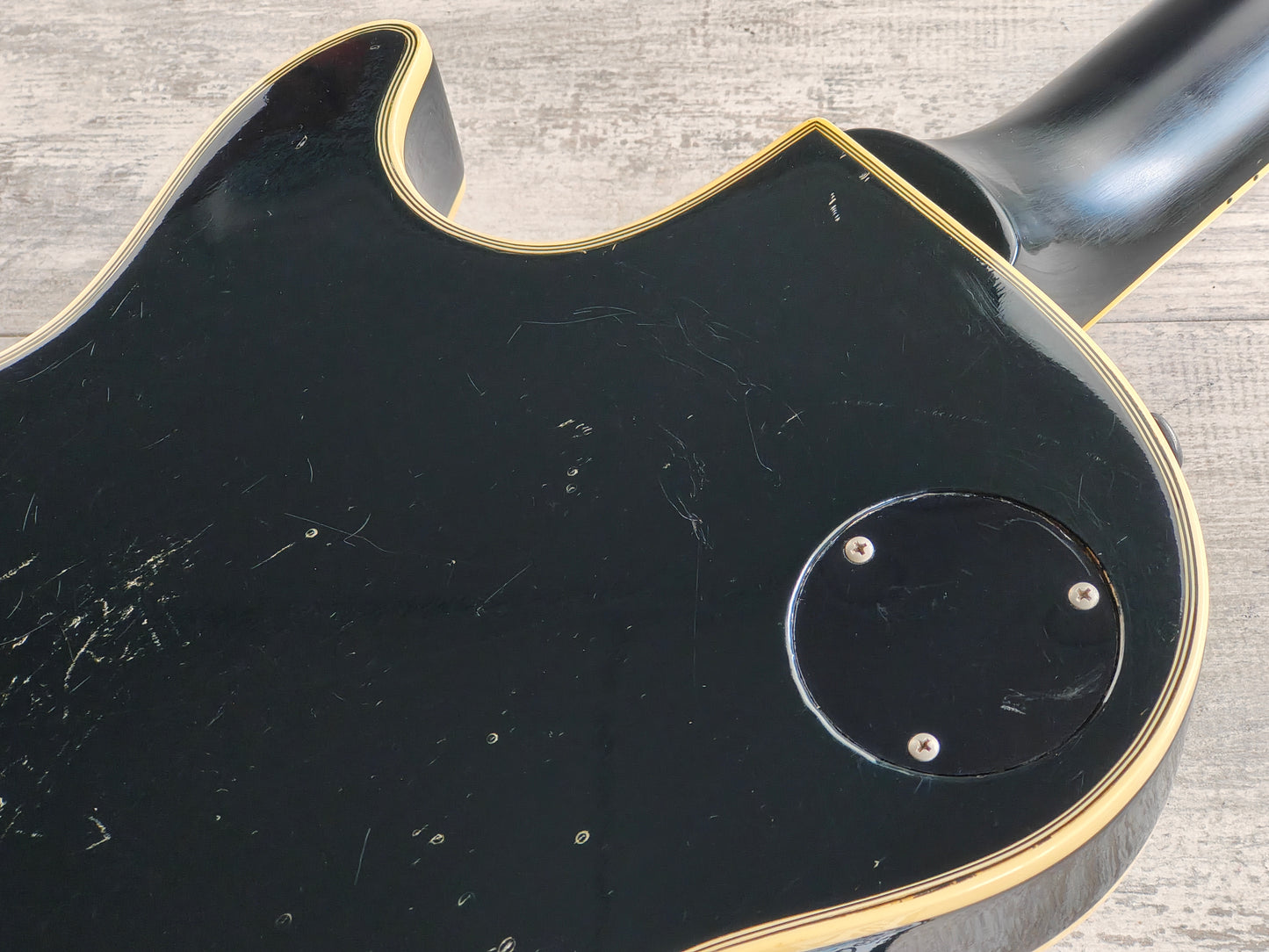 1977 Greco Japan EG-500C Les Paul Custom w/Dimarzio (Ebony)