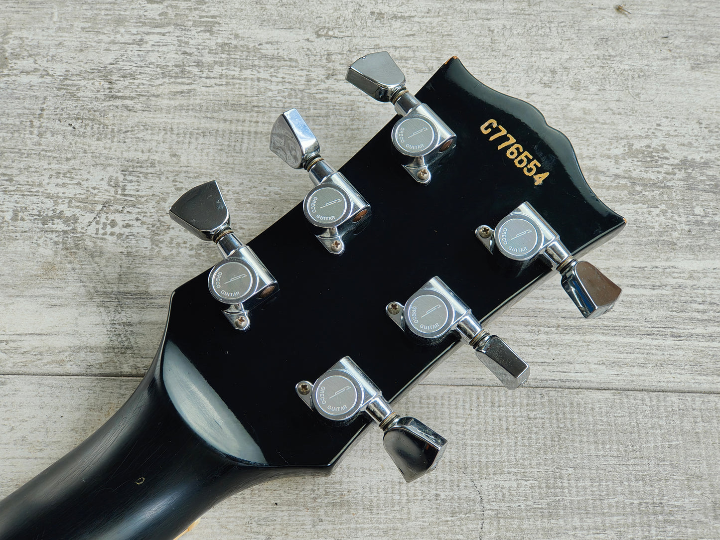 1977 Greco Japan EG-500C Les Paul Custom w/Dimarzio (Ebony)