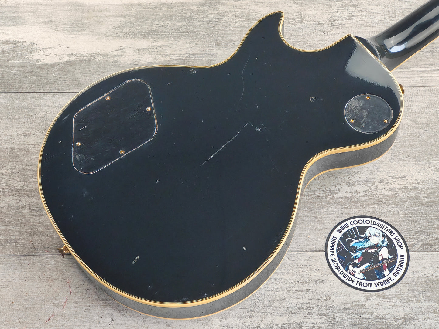 1980 Greco Japan EG-600P Les Paul Custom Black Beauty (Ebony)