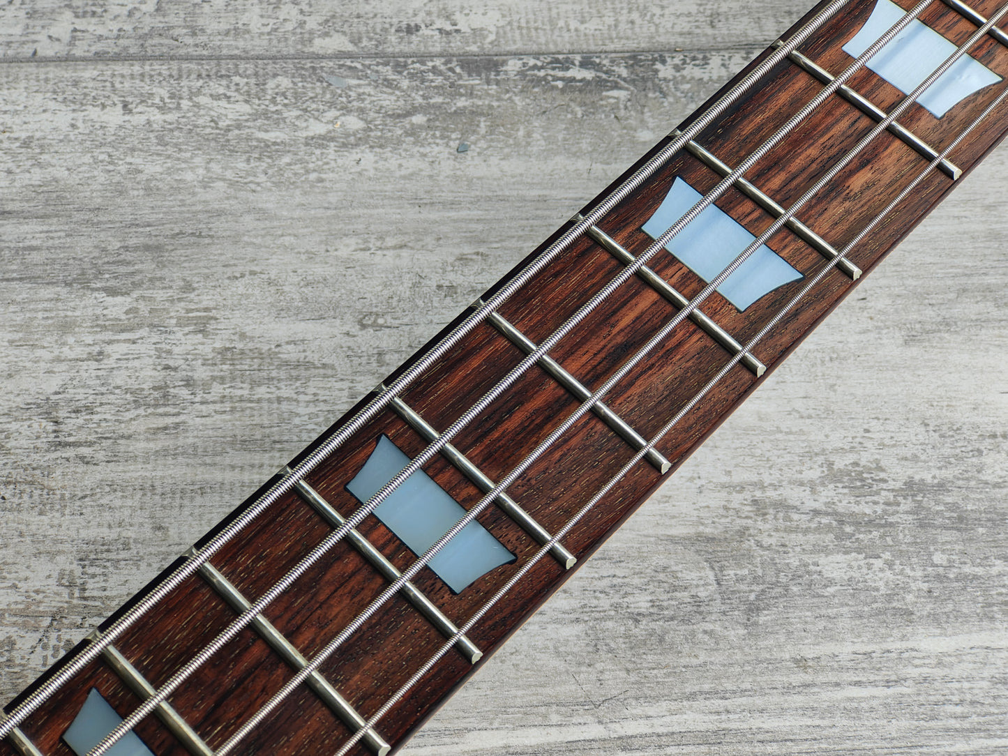 1997 Epiphone Korea Les Paul Bass (Amber Sunburst)